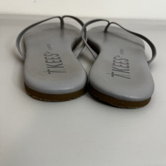 Tkee’s Women’s Liners Gray Slip On Strappy Flip Flop Sz 6.5, EU 37 - Picture 4 of 7